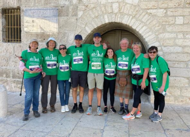 A group of supporters wearing green ABCD teeshirts